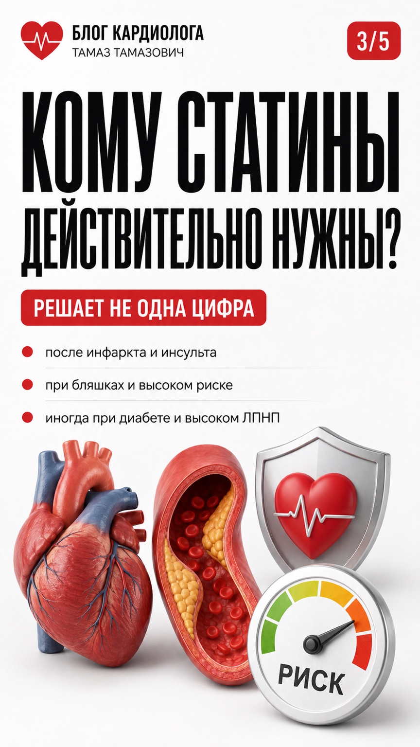 Медицинская иллюстрация сердца, атеросклеротической артерии и шкалы риска
